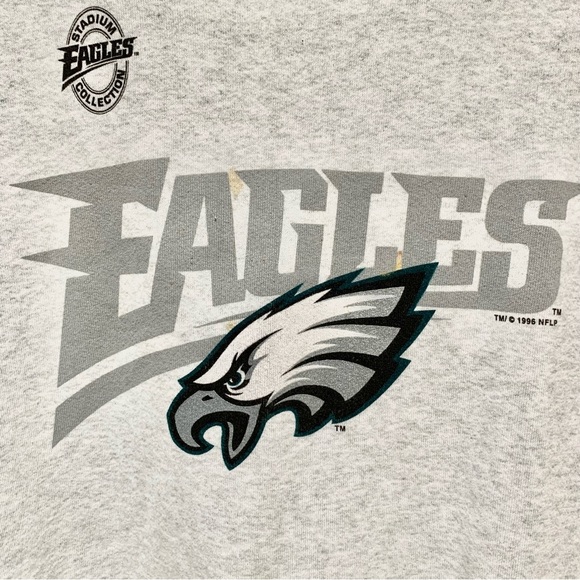 💚SOLD💚 NFL EAGLES PRO PLAYER STADIUM OFFICIAL SWEATSHIRT LOGO GRAPHICS FRONT - Picture 4 of 6